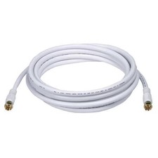Monoprice Coaxial Cable,RG-6,10 ft.,White 6315 Monoprice 6315 844660063155 White picture