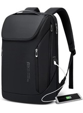 BANGE Business Smart Backpack-Waterproof-Fits 15.6”Laptop-USB Charging Port-NEW picture