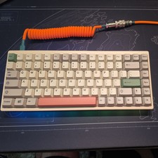 KBDFans KBD75 v3.1 75% Custom Mechanical Keyboard TKC Tangerine 9009 PBT Keycaps picture