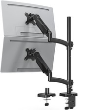 Vertical Dual Monitor Mount Holds 4.4-17.6Lbs, up to 32 Inch Stacked Monitor Mou picture