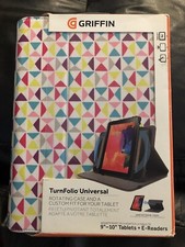 Griffin Folk Fusion TurnFolio Universal Rotating Case, 9-10