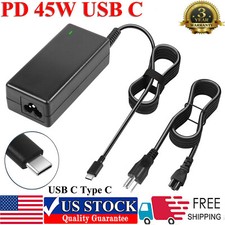 For Lenovo Thinkpad Yoga 45W USB-C Type-C Laptop Charger AC Adapter Power Supply picture