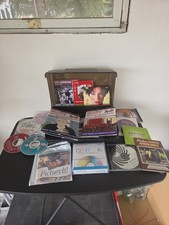 Vintage Computer Software CD-ROM Lot Flip-N-File Storage Case Manuals CD-R Y2K picture
