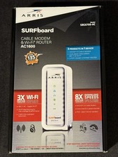 Open Box ARRIS Surfboard Docsis 3.0 Cable Modem & AC1600 Dual Band Wi-Fi Router picture