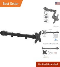 Sleek Black Monitor Arm for Enhanced Workspace – Supports 22lbs, VESA Compatible picture