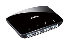 D-Link DUB-1340/E 4-Port USB 3.0 Hub with Micro-B Cable, Optional Power Supply picture