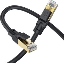 10 COUNT LOT Cat 8 Ethernet Cable 20' Heavy Duty High Speed Internet Network LAN picture