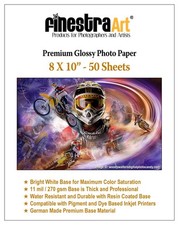 50 PCS Premium Glossy Inkjet Photo Paper 8x10 Inch Craft Print Card Making DIY picture