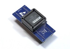 Commodore Amiga A500/2000 8373R4PL PLCC Super-Denise With Adapter 391081-01 Blue picture