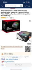 ASUS ROG Loki SFX-L 850W 80+ Platinum Efficiency Full Modular Power Supply picture