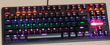 Wired Mechanical Gaming Keyboard USB Backlit Black 8 Lighting Modes picture