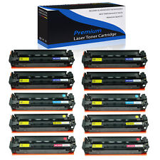 10 Pack CF400A CF401A CF402A CF403A 201A Toner Set For HP Laserjet M252dw M277n picture