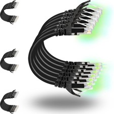 Ethernet Patch Cables Cat . Patch Panel to Switch Gold Plated picture