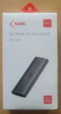 GENUINE SSK M.2 SSD ENCLOSURE HE-C326 Type C USB 3.2 Gen 2 NVME Imperfect Box picture