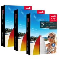 300 Sh Koala Premium Photo Paper 4X6 Luster 66 lb for Inkjet Canon HP Semi-gloss picture