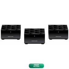 NETGEAR MK73-100NAR Nighthawk AX3000 WiFi 6 3-Pack Router 2 Satellites Renewed picture