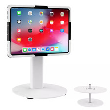 Universal Tablet Countertop Stand with Tilt for Tablets 9.7 In. to 13 In.-White picture