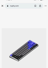 NuPhy Air60 HE Low Profile Magnetic Switch Keyboard with NuFolio Case picture