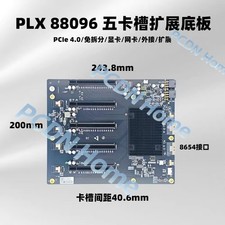 plx88096 PCIe 4.0 expansion card quad-card GPU baseboard 65mm width/ picture