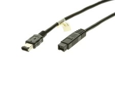 CABLEMAX FireWire 800 to 400 Cable - 6ft - Connect 9-Pin to 6-Pin picture