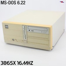 Computer Geosoft Brender+Kraft Intel 80386 386 SX 20MHz PC MS-DOS 6.22 Vintage picture