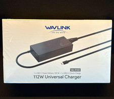 WAVLINK WL-P1101 112W USB-C 100W Laptop Charger USB-A 12W Power Adapter NEW picture