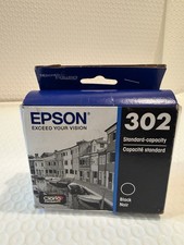EPSON 302 Standard Capacity BLACK Ink Cartridge Exp. 06/2028 New . picture
