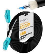 OM3 Fiber LC to LC 30M 1pack，Outdoor Fiber Optic Cable Multimode Duplex Armor... picture