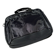Dell Black Nylon Briefcase Laptop Bag for 15 in Padded Partitions Solid picture