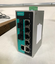 Moxa EDS-208A-MM-SC 8-Port Unmanaged DIN Rail Fast Ethernet SC Fiber Switch picture