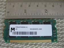 16MB EDO 72-pin 60ns 3.3v SODIMM Memory RAM MT8LDT432HG-6X MICRON CRUCIAL Chip picture
