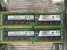 Qty (2) Apacer Samsung 32GB 2Rx4 PC4-2933Y DDR4 REG ECC Server Mem M393A4K40CB2- picture