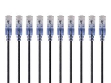 25 Feet SlimRun Cat6A Ethernet Cable High Performance Snagless Design picture