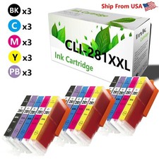 15PK CLI281 Ink Cartridge CLI-281XL for TS8120 Printer picture