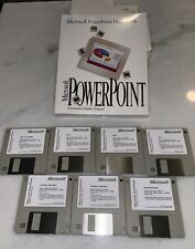 Microsoft PowerPoint version 3.0 for Mac Discs and New Users Manual - Vintage picture