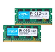 2pcs Crucial 4GB 2Rx8 PC2-5300S DDR2 667Mhz 200Pin RAM Memory Laptop SODIMM CL5 picture