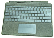 Official Microsoft Surface Pro Signature Keyboard Platinum Alcantara 1864 TESTED picture