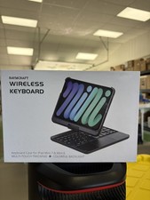 RAYMCRAFT Keyboard Case for iPad Mini 7 A17 Pro / Mini 6 8.3” Backlit Purple picture