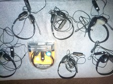 Seven Plantronics Audio 628 Stereo USB Headsets Lightweight Headband  Gaming picture