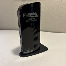 Plugable UD-3900 USB 3.0 Docking Station DVI HDMI RJ-45 Ethernet Black picture