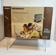 Sealed New Boxed Maxtor Basics Personal Storage 3200 External Hard Drive 500GB  picture