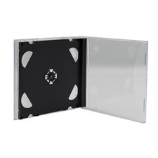 1 STANDARD Double 2 CD Jewel Case with Tray 10.4mm (2 CD) Lots Protectors Cover picture