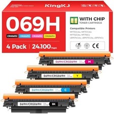 069 069H Toner Cartridge Set High Capacity 4-Pack Compatible for Canon 069H 069 picture