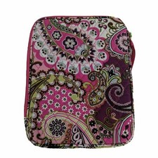Vera Bradley Tablet Sleeve Zip Closure Retired Very Berry Paisley 12038 063 10x8 picture