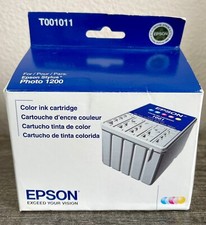 Genuine Epson T001011 720/1440dpi Color Ink Cartridge NEW C13T001014  Exp 2009 picture
