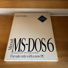 Vintage Microsft MS-DOS6 Operating System Plus Enhanced Tools User’s Guide 1993 picture