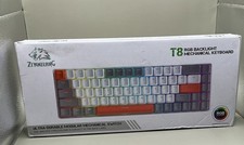 ZIYOU LANG T8 Wired Mechanical Gaming Keyboard RGB/LED  w/ USB Type C  NIB picture