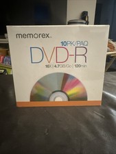 Bundle 9 Memorex DVD-R 4.7GB 120min 16x Slim Cases & 1 Philips CD-R 700MB 80min picture