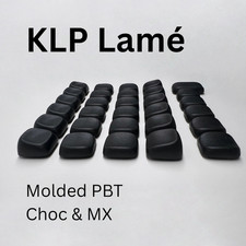 KLP Lamé PBT Low Profile Keycaps for Kailh Choc V1 V2 MX Switches 46/60 Keys picture