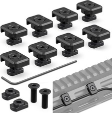 M-LOK Cable Guides for Flashlight Laser Wire Management Clips - 8 Pack Black picture